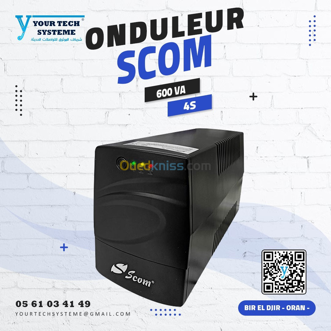 ONDULEUR SCOM 600VA 4S