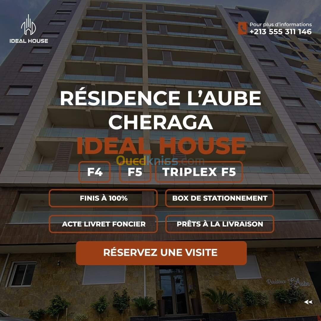 Vente Appartement F5 Alger Cheraga