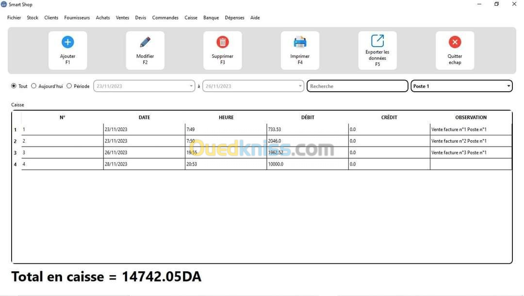 Logiciel gestion commerciale Smart Shop