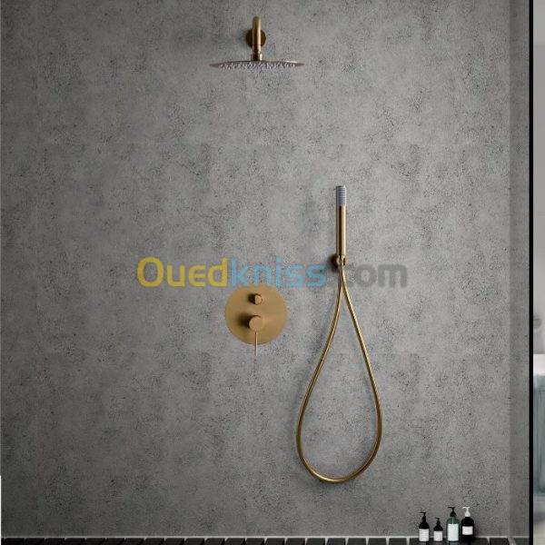 COLONNE DOUCHE ENCASTRE LINE GOLD IMEX