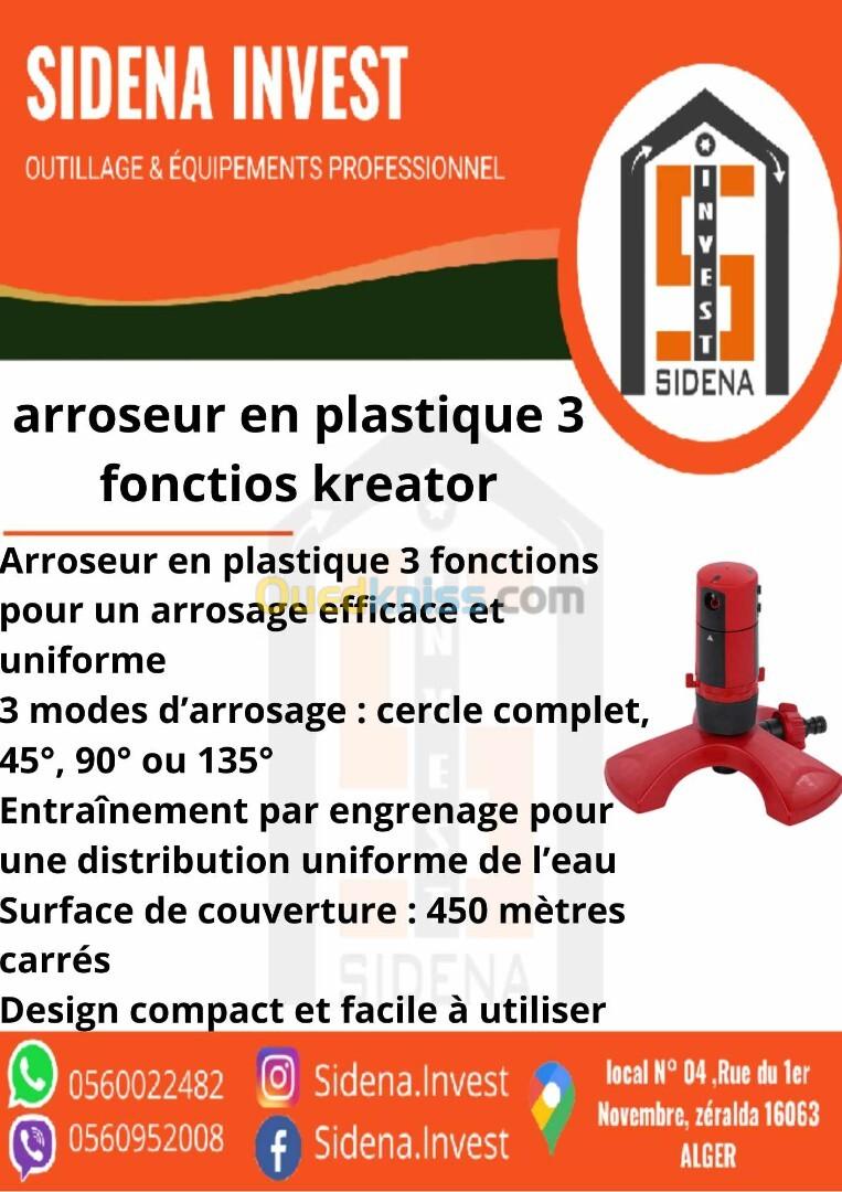 Arroseur en plastique 3 fonctios KREATOR