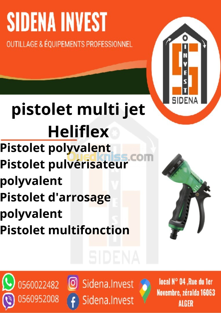 Pistolet multi jet HELIFLEX