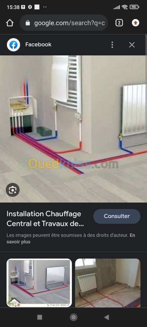 Installation et réparation chaudière