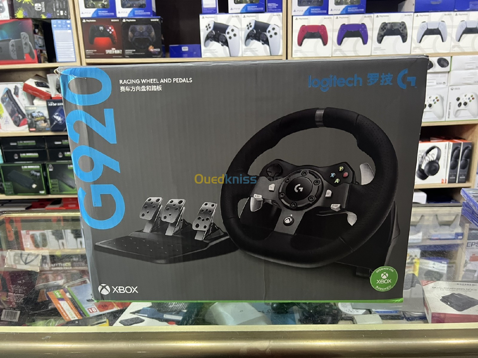 Logitech G923 Racing Wheel and Pedals for PS5, PS4 Algeria