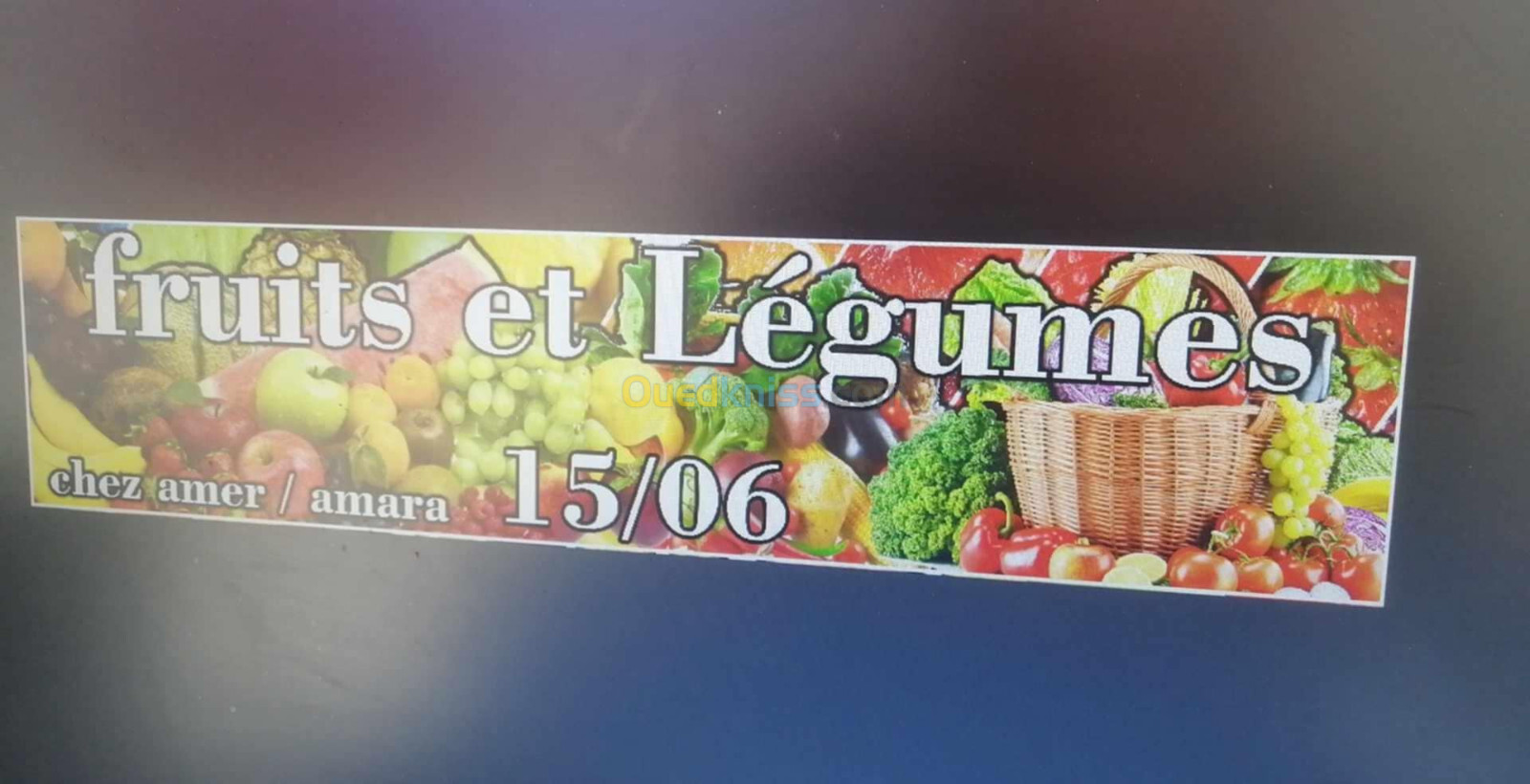 Vente Équipements de Magasin Fruits & Légumes