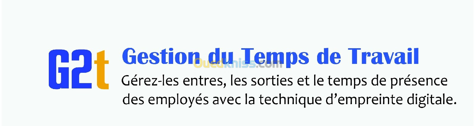 Gestion du temps de travail (pointage)