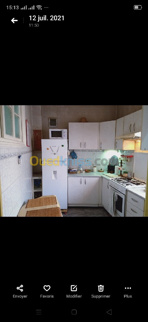 Location Appartement F3 Alger Sidi mhamed