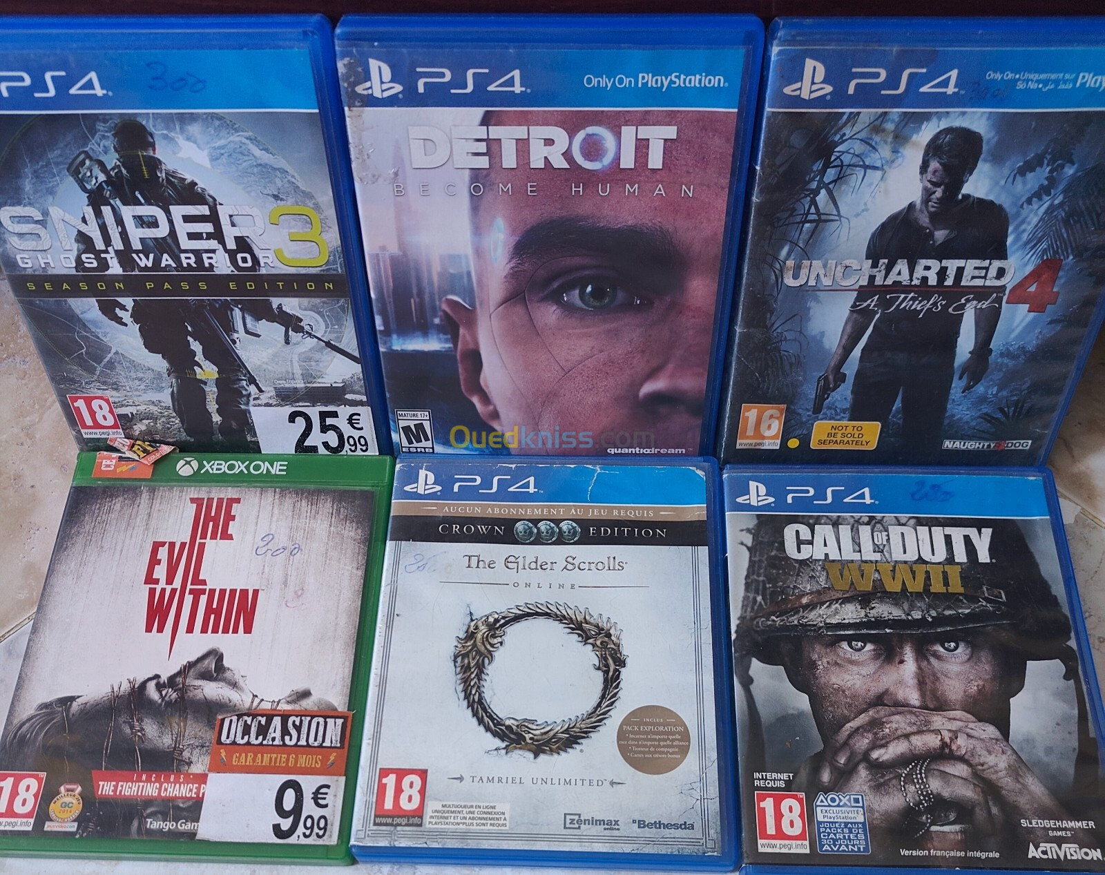 Des CD PS4 Sétif 