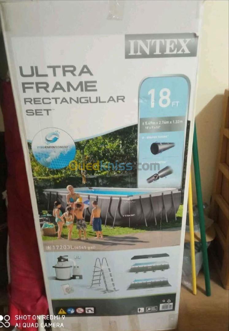 Piscine INTEX ultra frame rectangular set