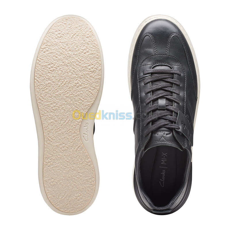 ClarksCourtLite Mode Black Leather