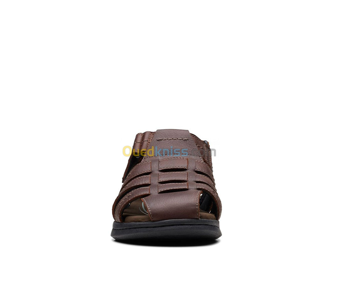 CLARKS Walkford Fish Brown Tumb