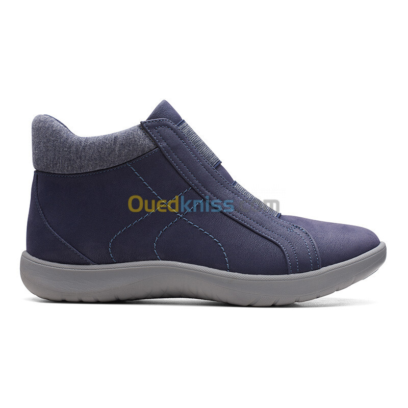 CLARKS Adella Bend Dark Navy Txt