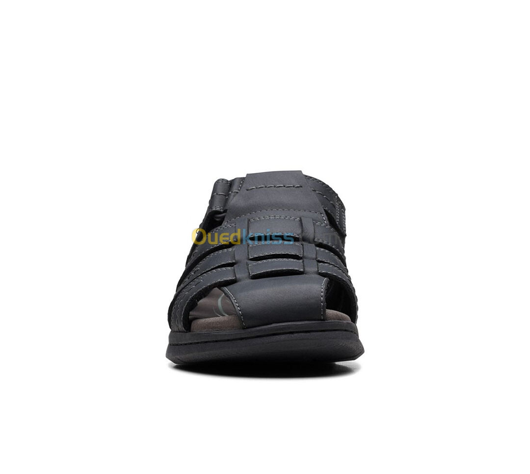 CLARKS Walkford Fish Black Tumbled