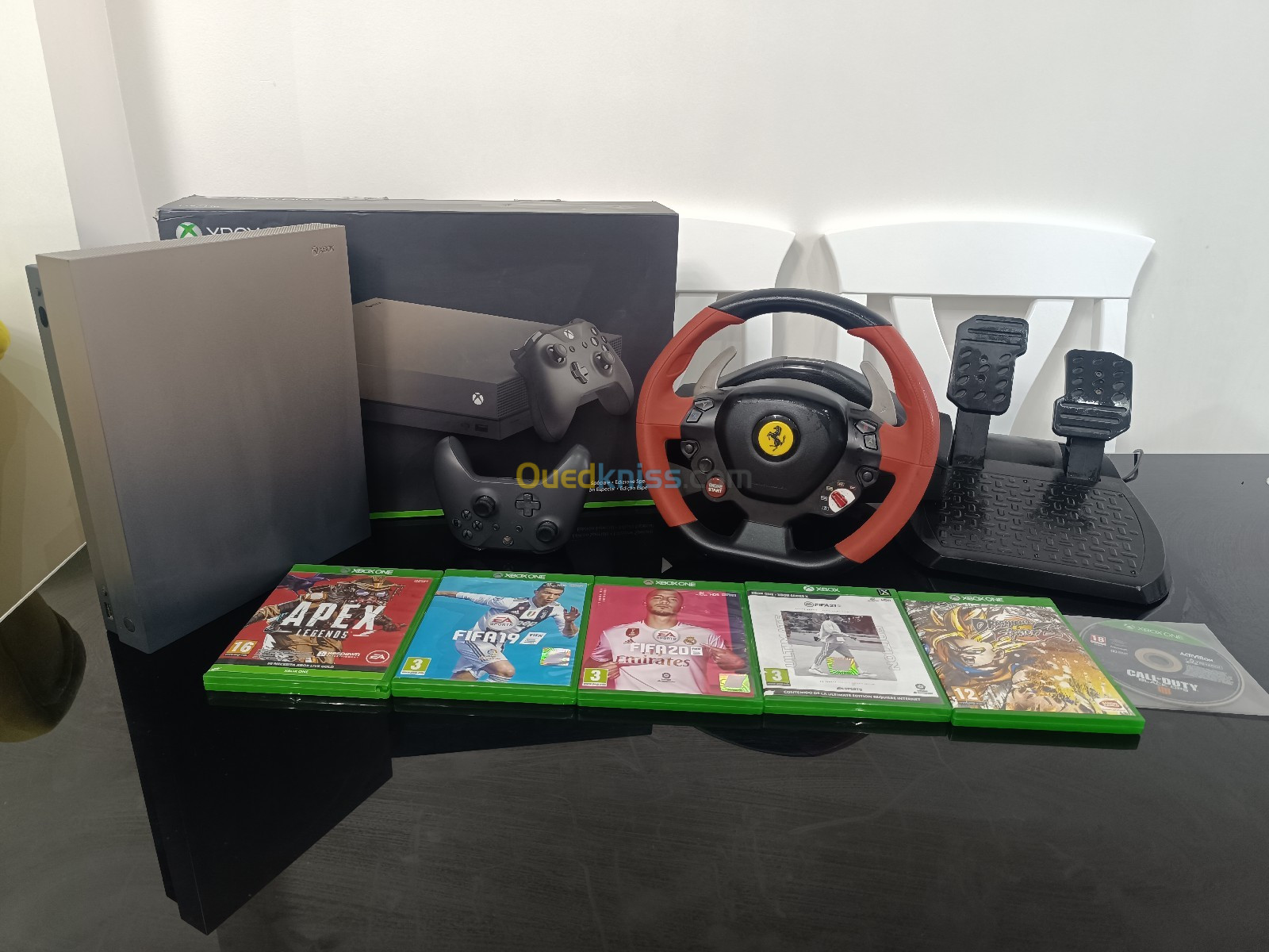 Xbox one x special edición + volant et pédales