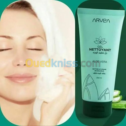 Gel nettoyant visage pour une douceur et une pureté extrême d'Arvia 