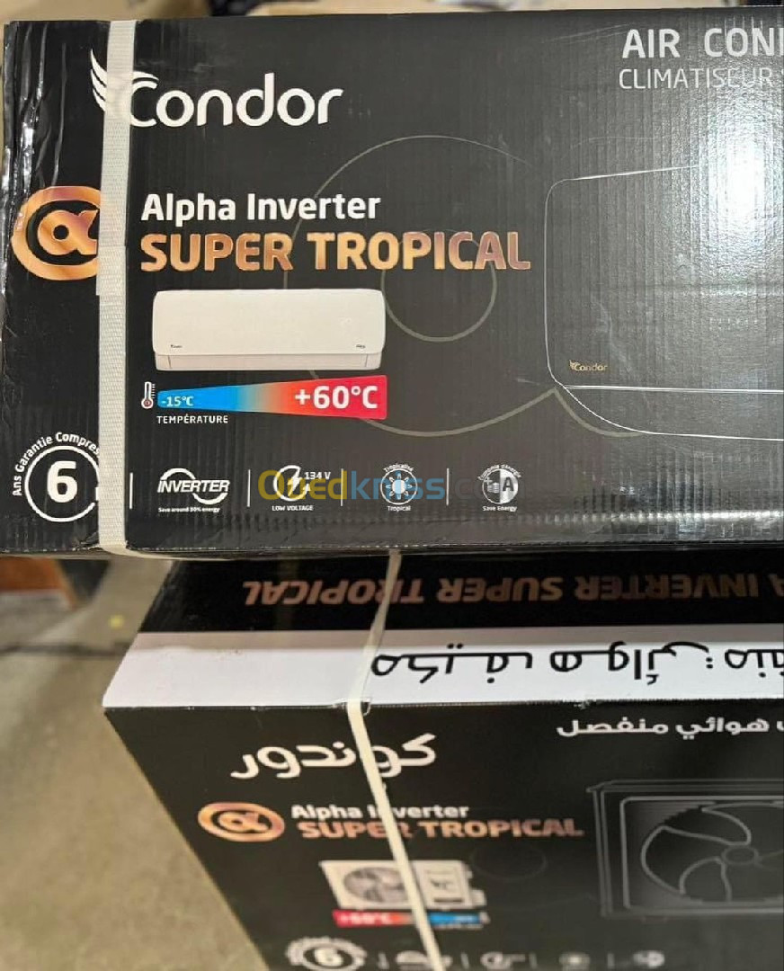 Climatiseur Condor 12000btu Super Tropical INVERTER 