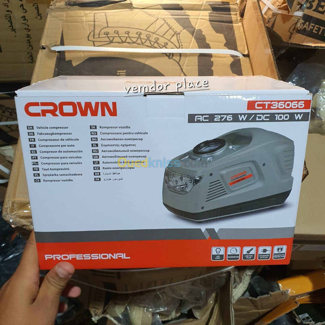 Gonfleur CROWN ct36066 model 12v+220v 