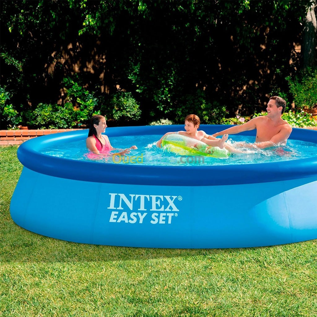 INTEX Piscine Gonflable Ronde Easy Set , Blue, 396x84cm 