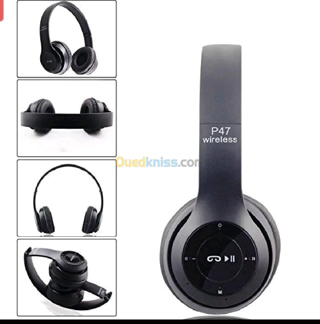 Casque Bluetooth P47 Sans Fil & Flexible 