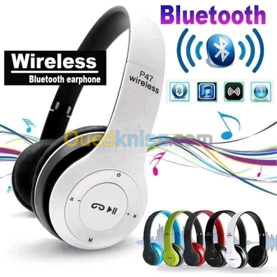 Casque Bluetooth P47 Sans Fil & Flexible 