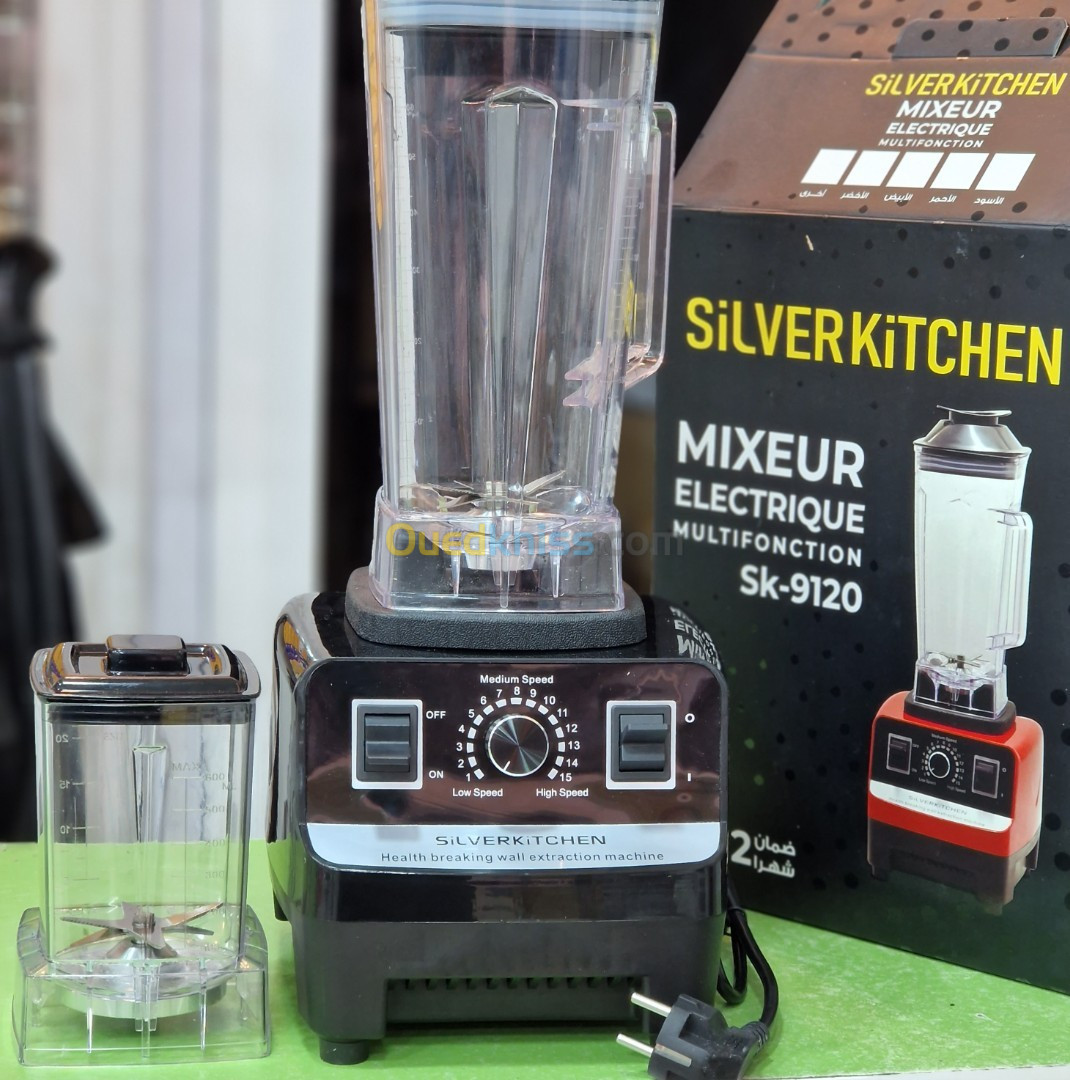 Blender Silver Kitchen 2tasses 4500w 