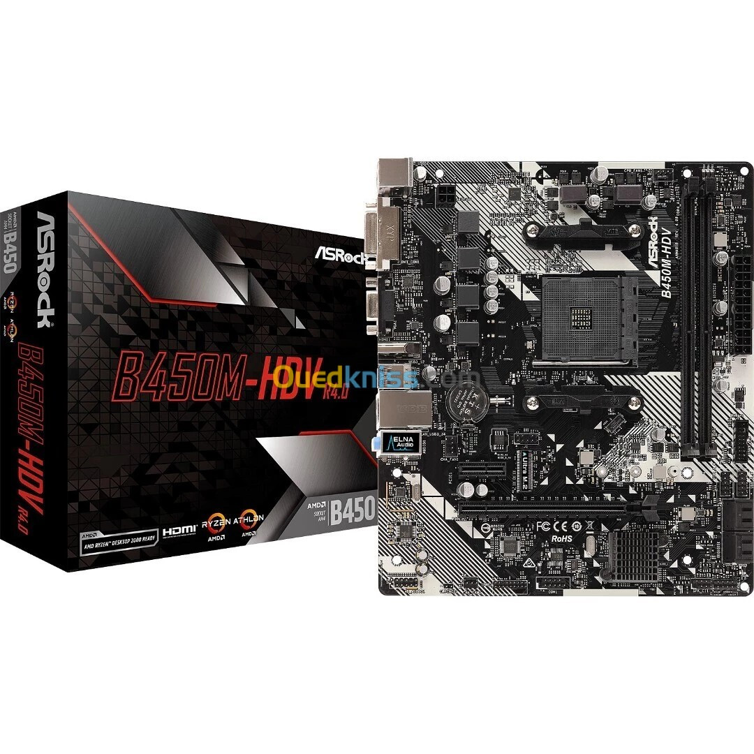 CARTE MERE ASROCK B450M-HDV R4.0 SOCKET AM4