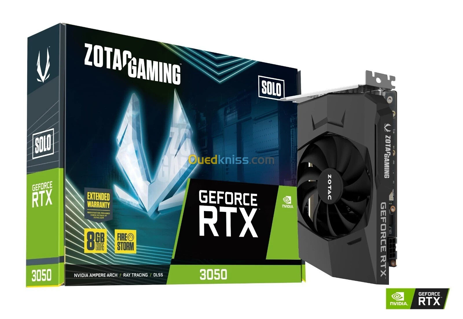  CARTE GRAPHIQUE ZOTAC GAMING GeForce RTX 3050 Solo 6GB GDDR6