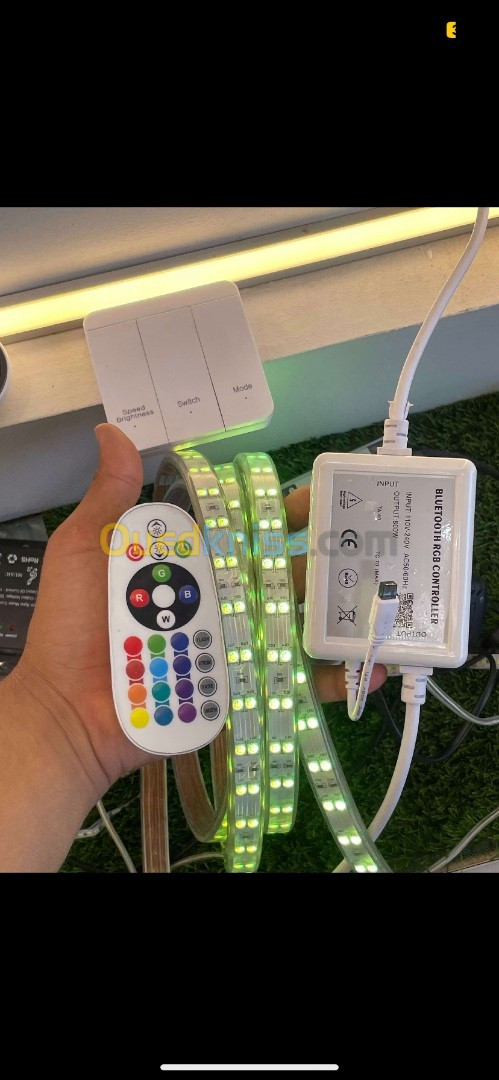 Pack bluetooth RGB controller Et Led RGB 5 mètre