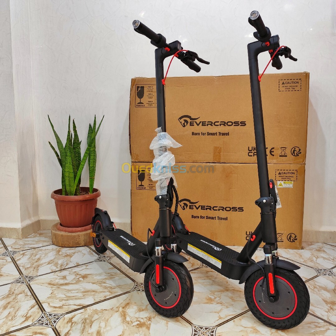 Trottinette Électrique Trotinette Evercross EV10K Pro i Double Amortisseurs i Promotion!