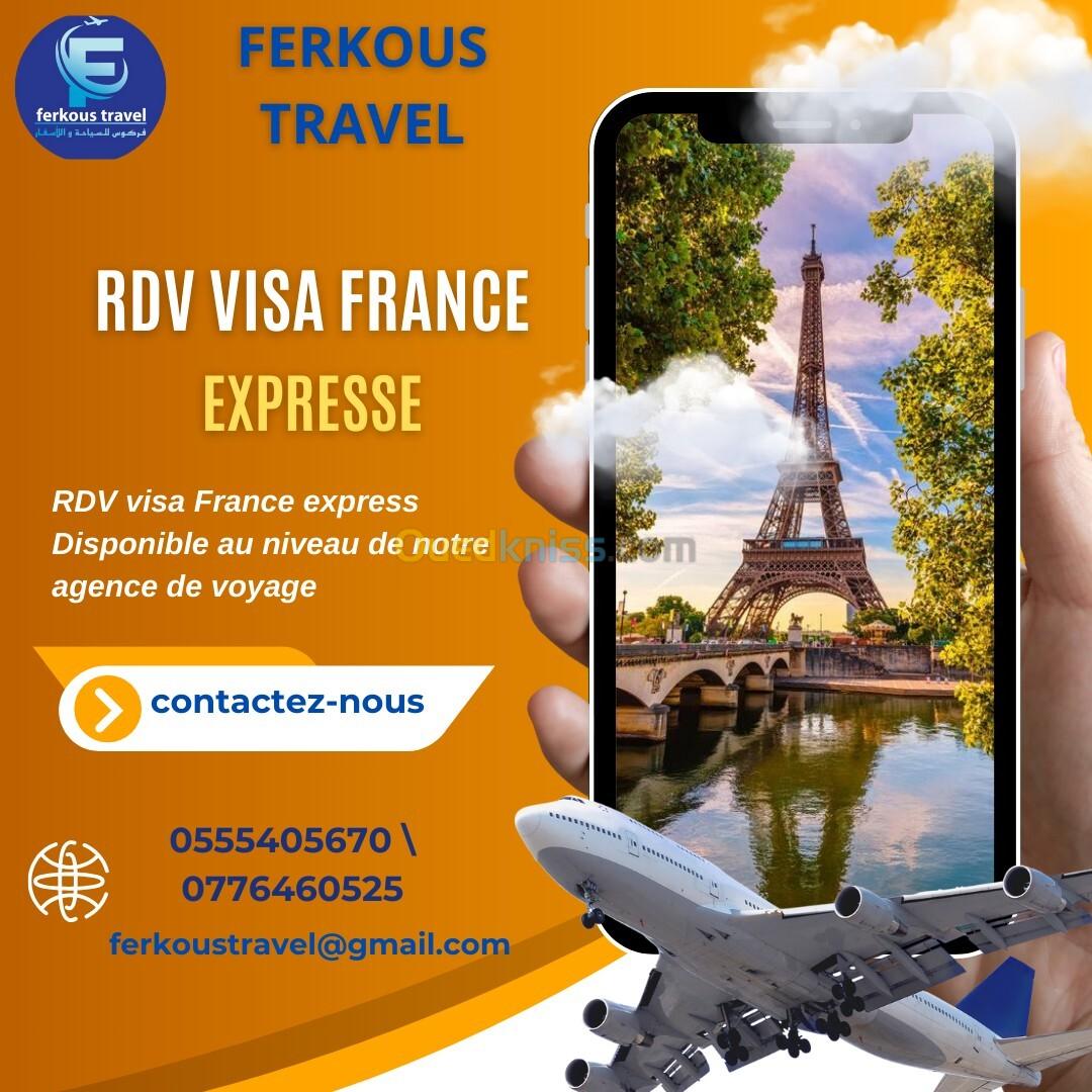 RDV VISA EXPRESS FRANCE