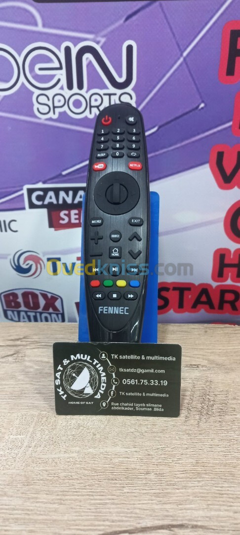 telecommande fennec tv