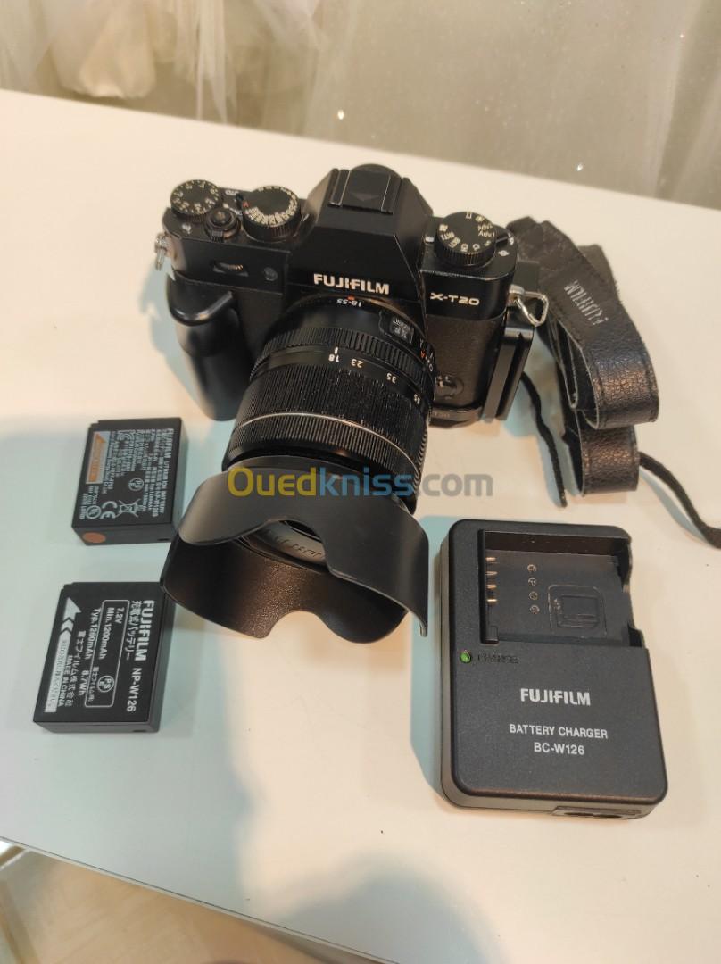 Fujifilm x-t20 objectif 18-55 f2.8-4+ Lbracket+deux bateries+