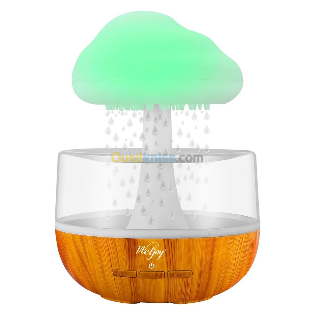 Humidificateur créatif en forme de nuage de pluie 7 couleurs 280ml