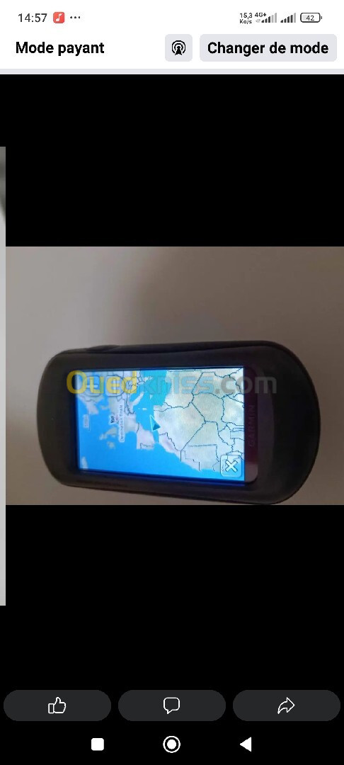 GPS Garmin Oregon 550t etat neuf