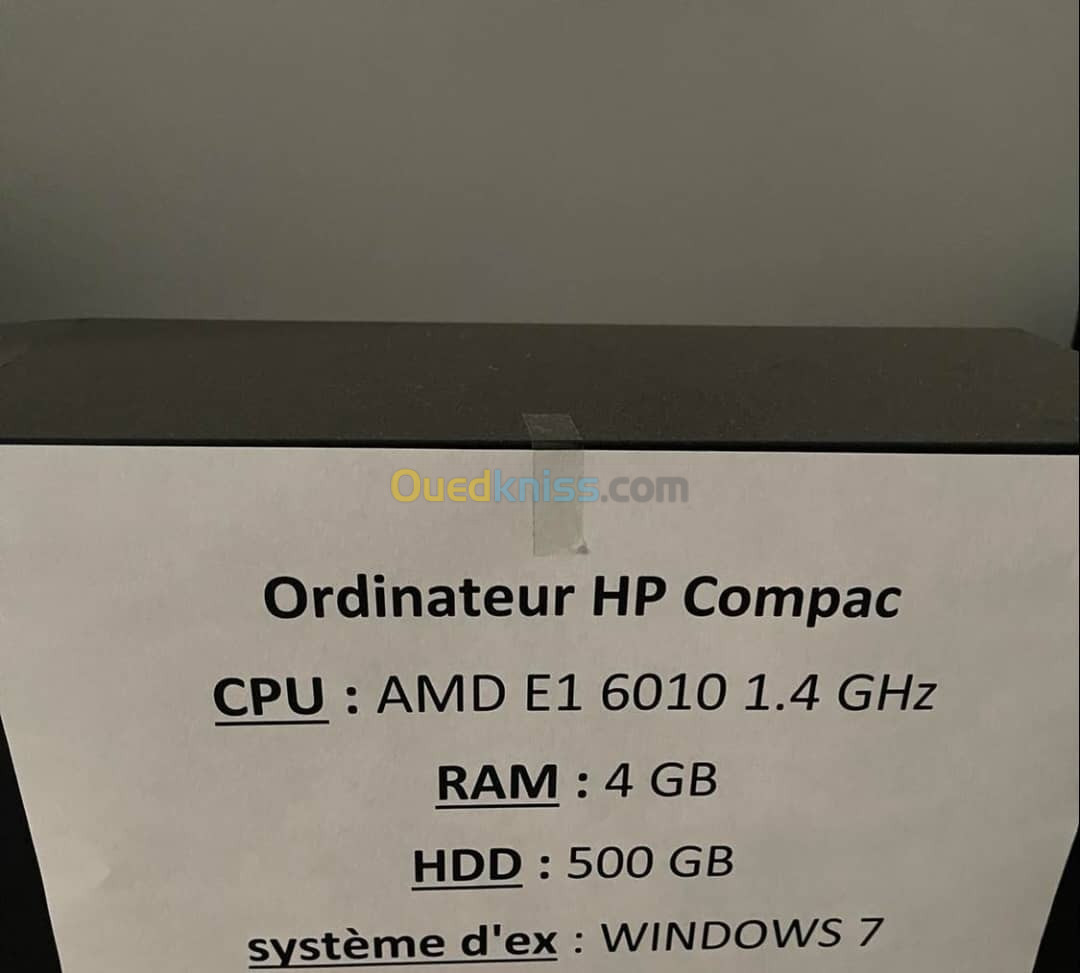 Ordinateur HP compac