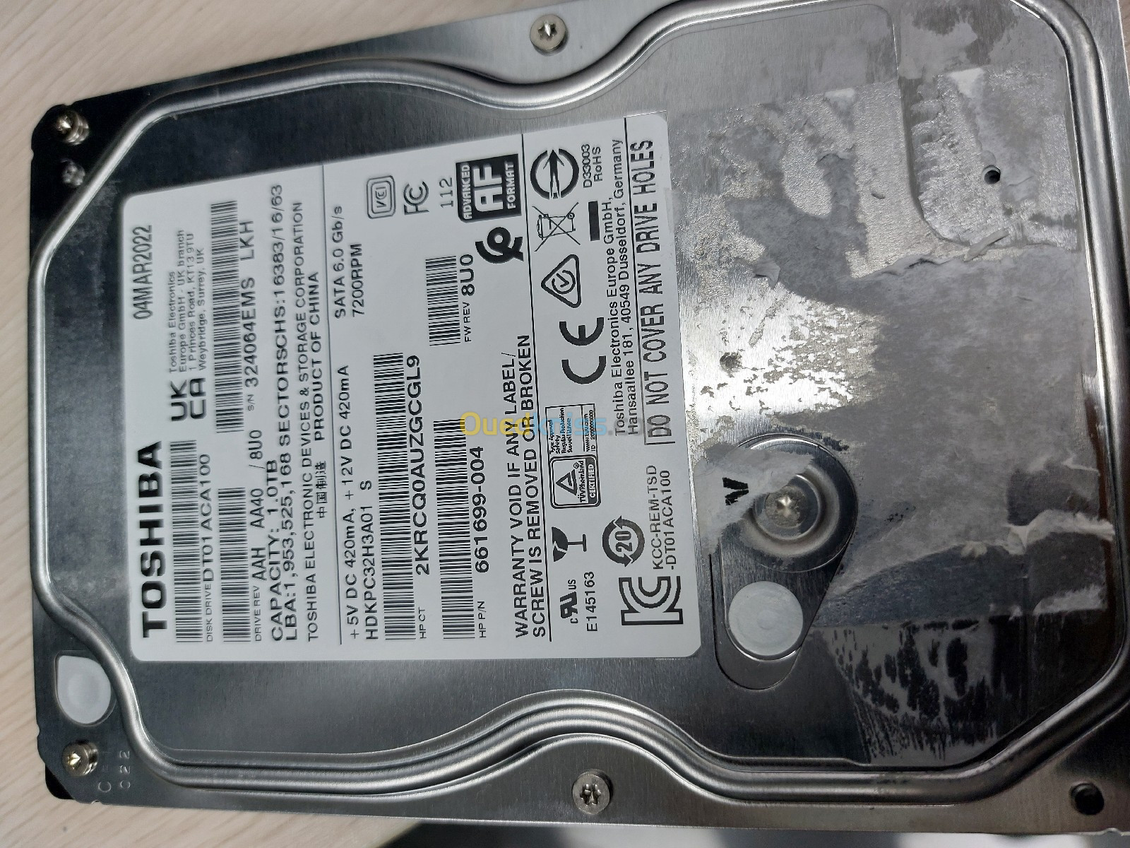 Hdd toshiba segate 