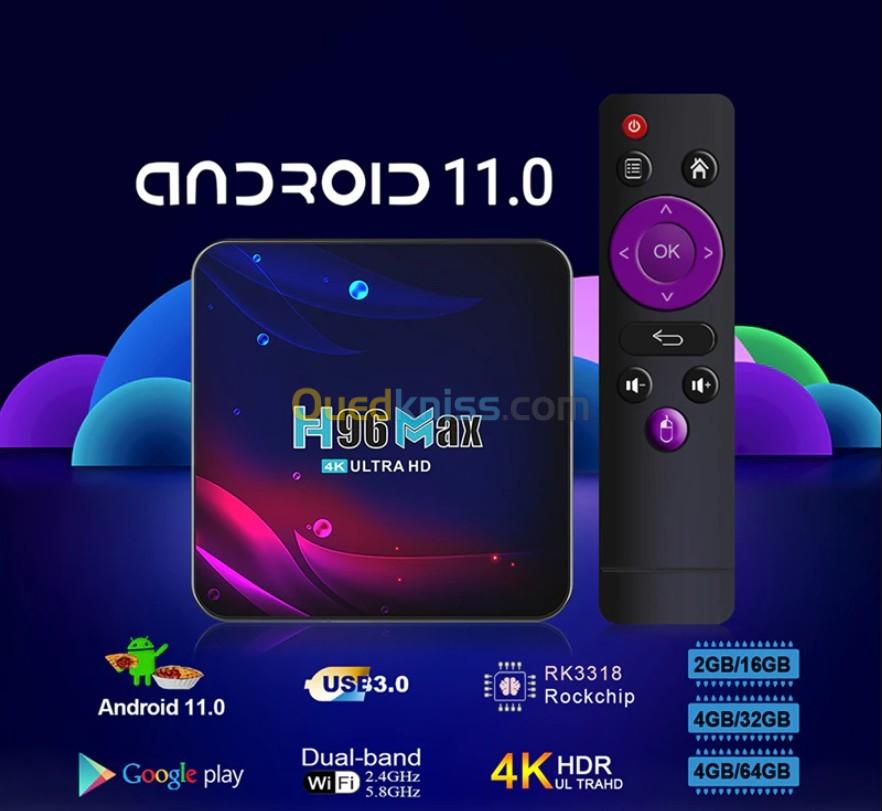 ANDROID TV BOX  H96Max 4K Ultra HD 