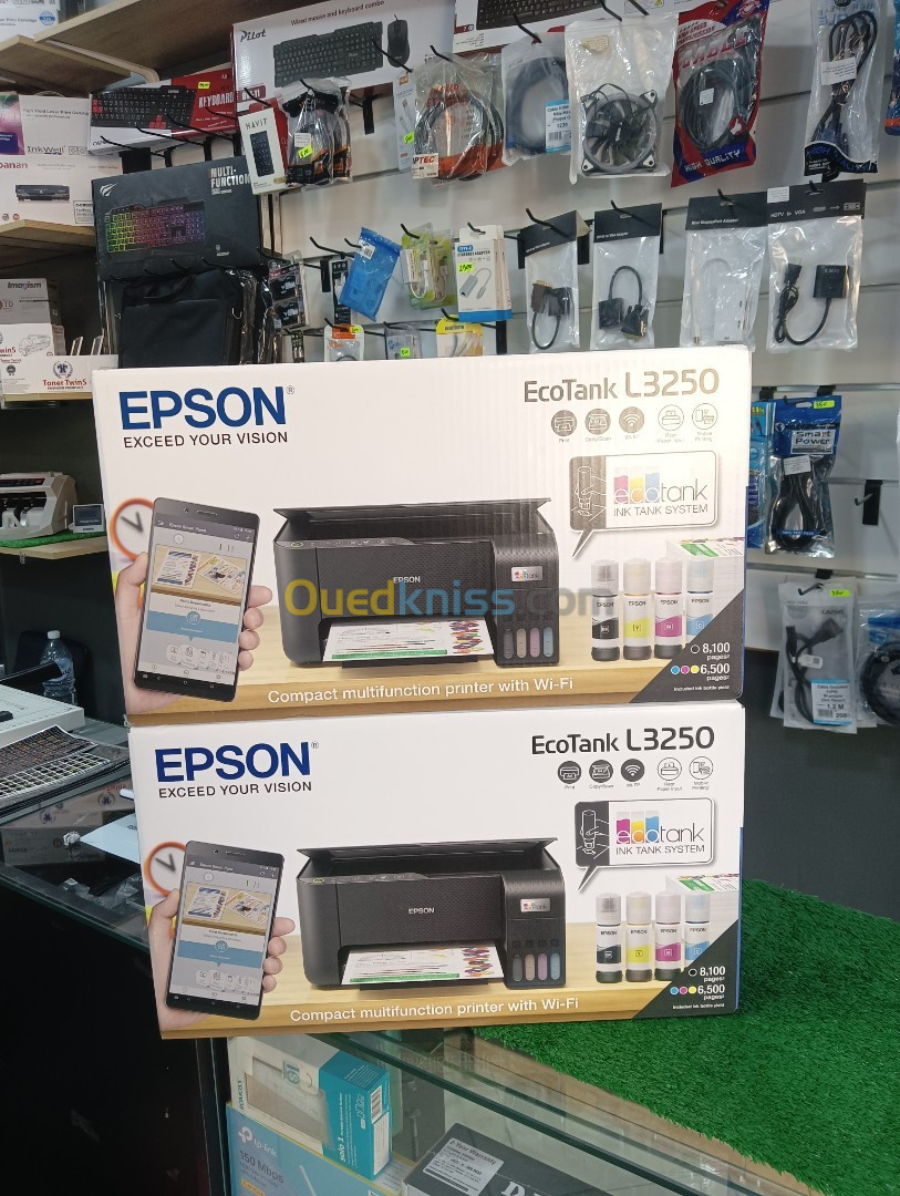 Imprimante Epson Couleur Multifonction Reservoir WIFI L3250 Eco Tank 