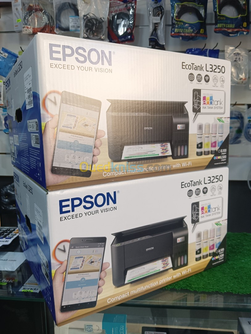 Imprimante Epson Couleur Multifonction Reservoir WIFI L3250 Eco Tank 