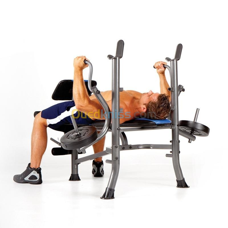 BANC DE MUSCULATION ET POIDS GIANT FIT GF102