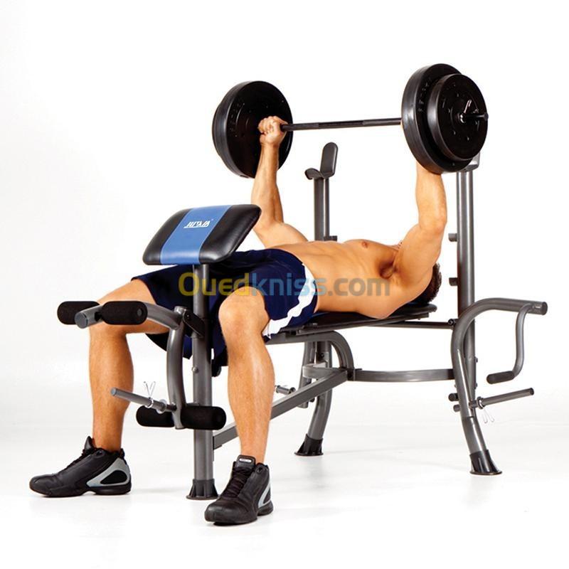 BANC DE MUSCULATION ET POIDS GIANT FIT GF102