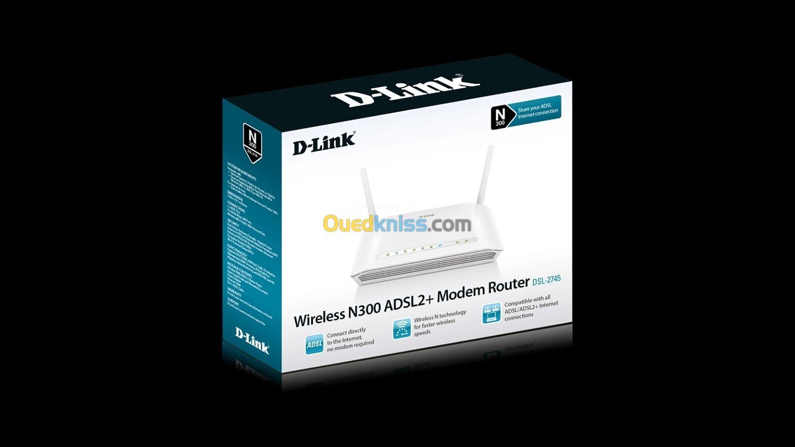 MODEM D-Link DSL 2750U      SOLDE