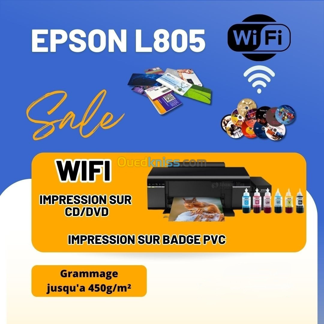 EPSON  L805 IMPRIMANTE PHOTOS WIFI