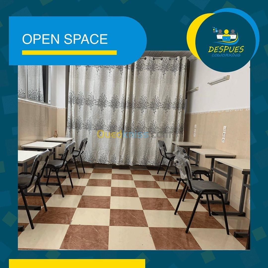 COWORKING Space ( Location De Salle De Formation, Reunion ,Des Bureau Open Space Et bureau Privé )