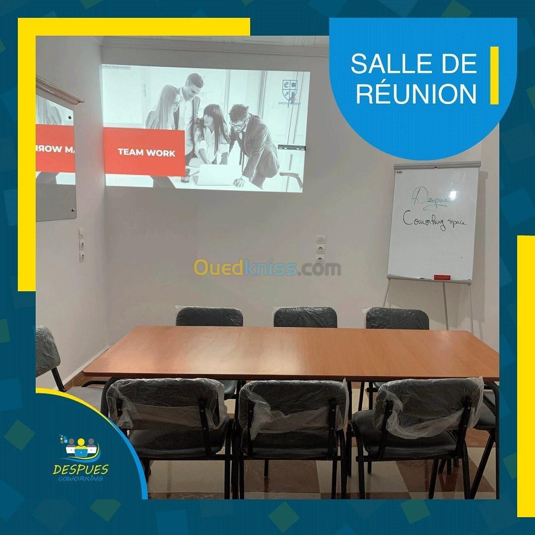 COWORKING Space ( Location De Salle De Formation, Reunion ,Des Bureau Open Space Et bureau Privé )