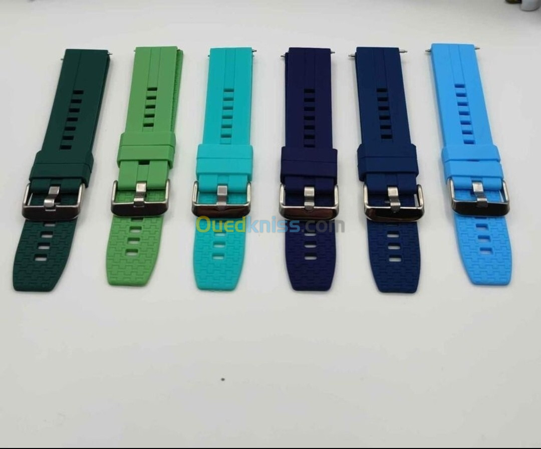 Bracelet silicone smart watch et montre 20mm..22mm top quality 