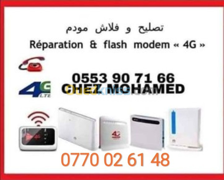 FLASH & RÉPARATION MODEM 4G