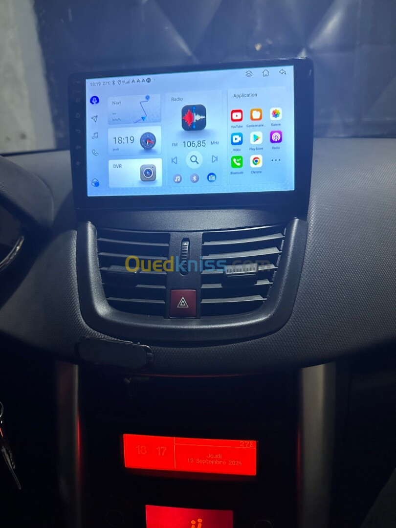 Autoradio android JUNSUN pour Peugeot 207