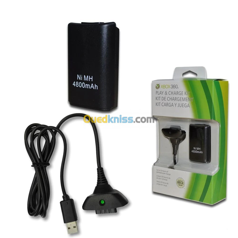 BATTERIE  XBOX 360 4800MAH