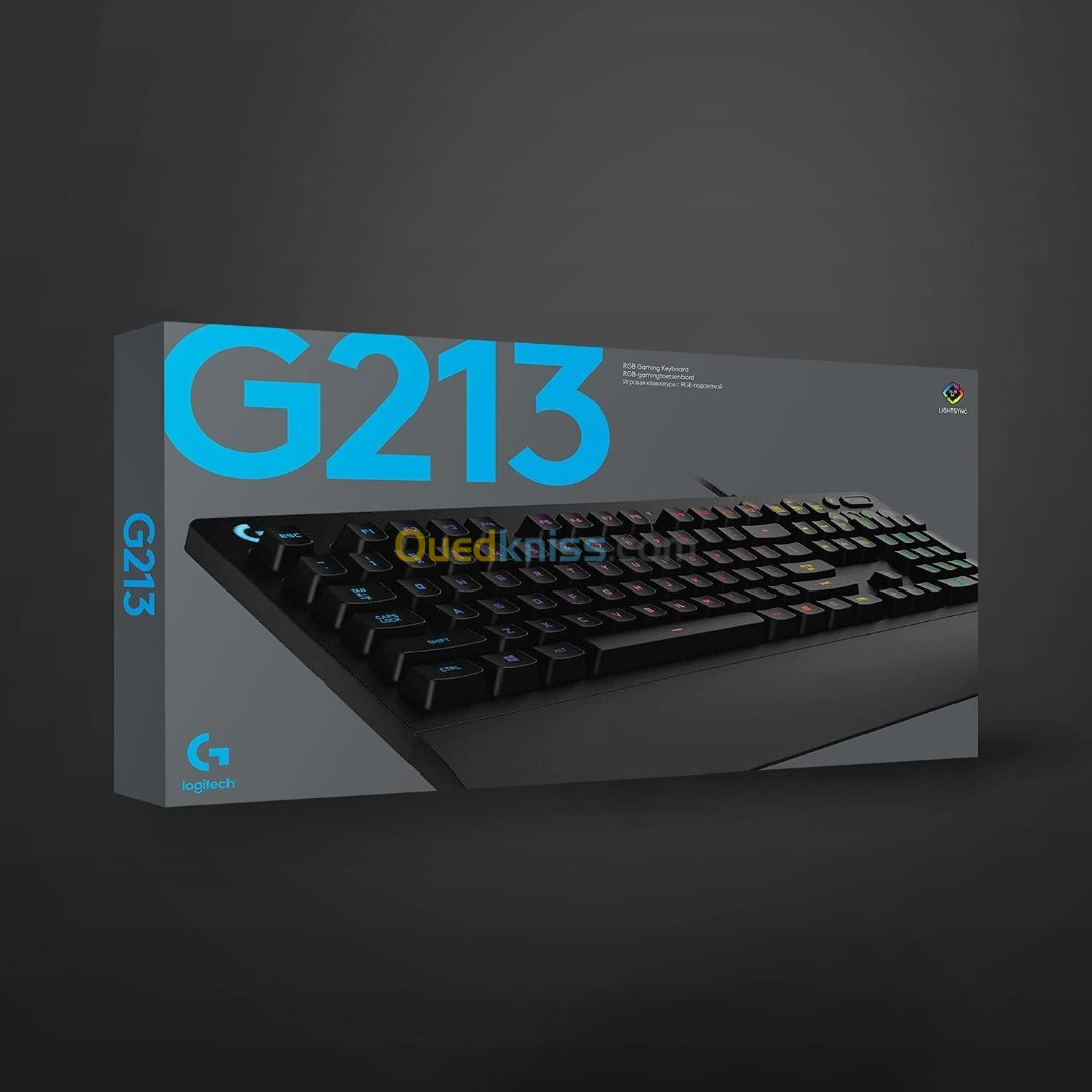 CLAVIER GAMING RGB LOGITECH G213